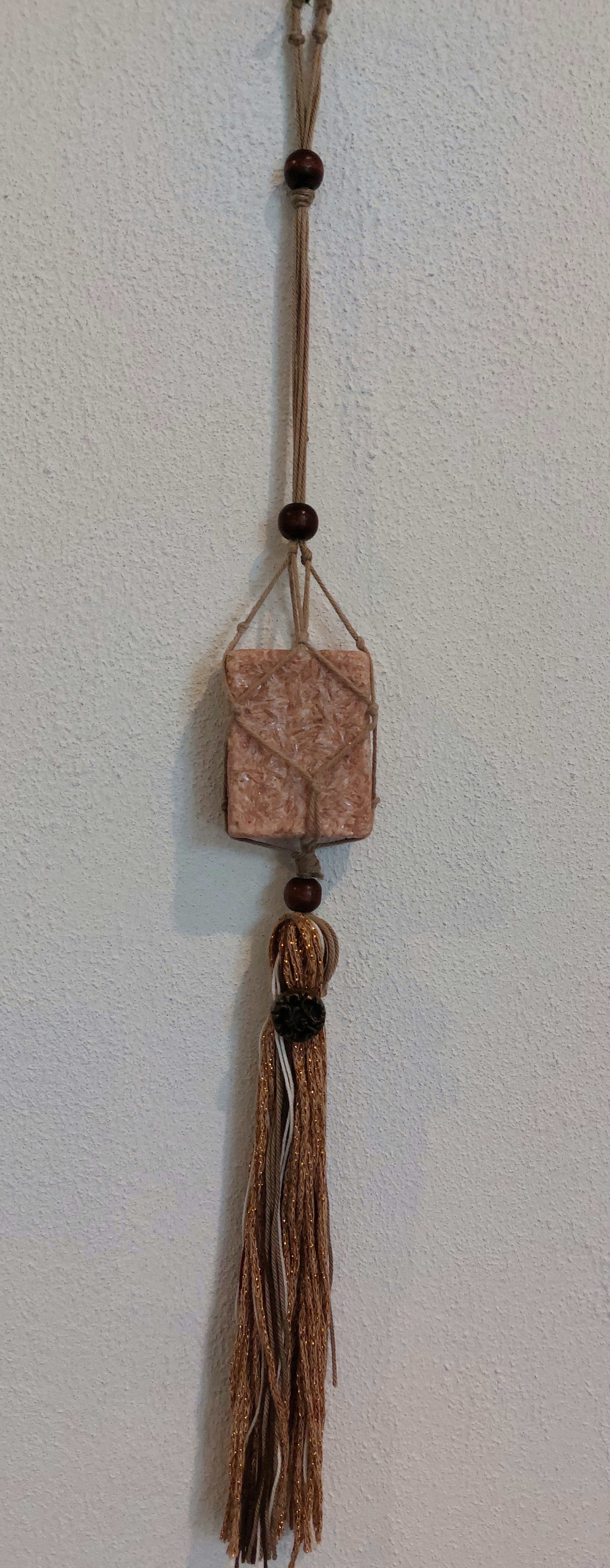 Amberblokje hanger