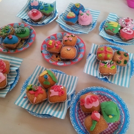 Kinderfeestje cupcakes maken