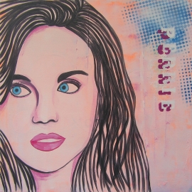 Portret Schilderij Perrie, Little Mix