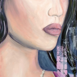 Schilderij Latina Girl