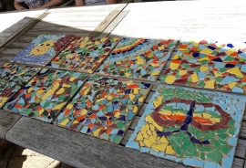 Kinderfeestje mozaiek
