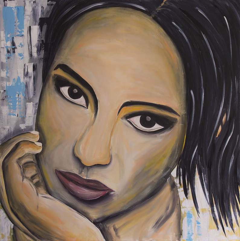 Schilderij Braziliaanse vrouw