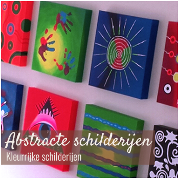 Abstracte schilderijen