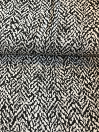 Zwart wit jacquard