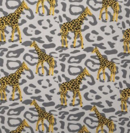 Giraffe met grijze panterprint