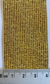 Elastiek goudkleurig 4 cm