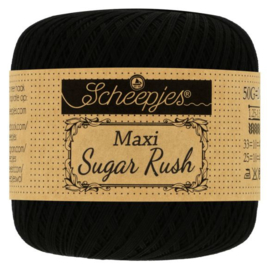 Maxi sugar rush zwart 50 gr