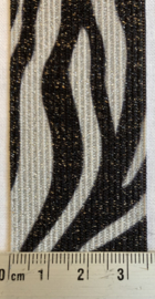 Zebra-elastiek 3,5 cm