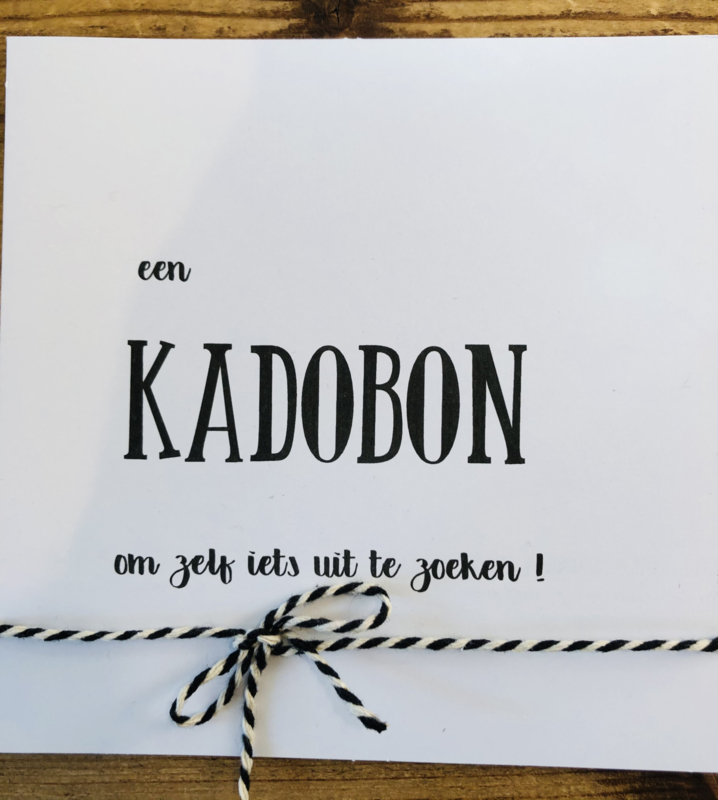 Kadobon €50,-
