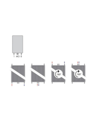 Radson verticaal wit 195h x 60b t21