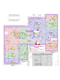 Legplan voor 10m2 verwarmd oppervlak