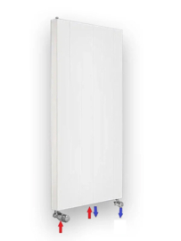 verticale radiator LINE 180 cm ho en 50 cm br 2110 Watt type 21 (middenonderaansluiting)