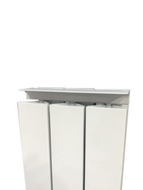 verticale aluminium radiator 182,5 cm hoog en 16 cm breed