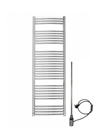 Zehnder PBTZ 180h x 60b chrome 800 watt elektrische ( gebogen buizen )