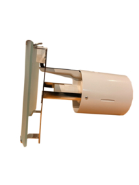 ZEHNDER affresco ventilator met lamp en glasplaat