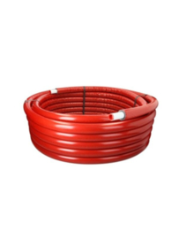 Kekelit isolatiebuis PE-RT/alu 16x2 mm 50 meter rood