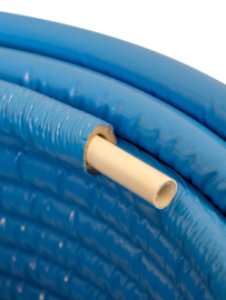 valsir 16x2 Geisoleerde buis 6mm isolatie 50mtr per rol blauw