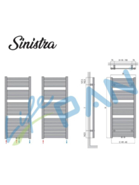 Life pan SANISTRA 120h x 50b - 535 watt