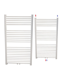 badkamer radiator 180 cm hoog cm breed wit | Aluminium badkamer radiator wit | kris radiator