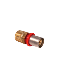 TDM brass punt stuk 1/2 x 16
