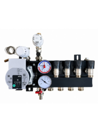 2 groep compact stadsverwarming verdeler