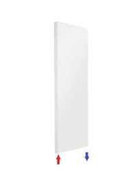 verticale radiator RODEO 200 cm ho en 50 cm br type 21 2281watt (alleen zij onderaansluiting)