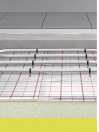 vloerverwarming rasterfolie 0,1mm 50m2 per rol