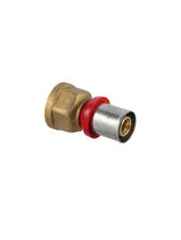 TDM brass schroefbus 1/2 x 16 