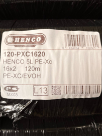 16mm  Henco vloerverwaringsbuis 120mtr