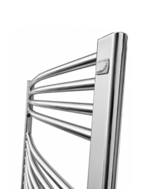 Zehnder PBTZ 180h x 60b chrome 800 watt elektrische ( gebogen buizen )