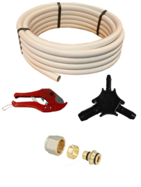 SET easypex flexibele leiding 10mtr 20x2 , kniptang , ontbramer 16-20-25, 10x knelverloop 15 naar 16