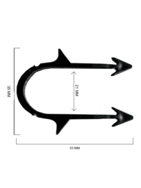 8400 tacker krammen voor buis 14-18mm (55mm)