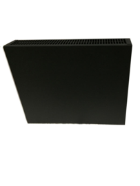 Mastas radiator vlak mat - zwart H60xB100 T22 2220Watt