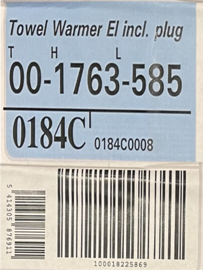stelrad dalhia Elektrische 176h x 58b - 1000watt