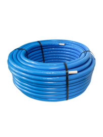 valsir 16x2 Geisoleerde buis 6mm isolatie 50mtr per rol blauw