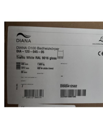 Zehnder diana 120h x 45b wit - 469watt