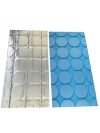 1 doos alu profielplaat wand/plafond verwarming h.o.h 15 - 18m2