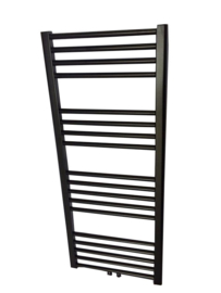 Aluminium badkamer radiator 100 cm hoog en 50 cm breed zwart