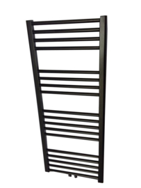 Aluminium badkamer radiator 100 cm hoog en 60 cm breed zwart