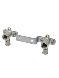 Kekelit ultrax dubbele muurplaat beugel 1/2 x 16 x 150mm pers