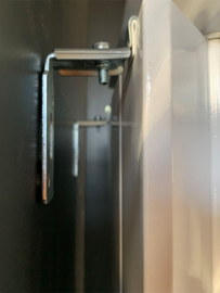 verticale aluminium radiator 182,5 cm hoog en 16 cm breed