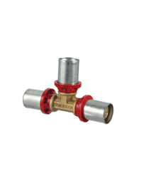 TDM brass t-stuk 16 x 16 x 16