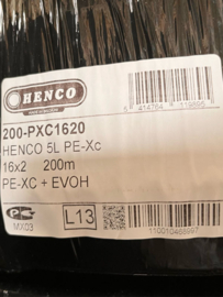 16mm  Henco vloerverwaringsbuis 200mtr