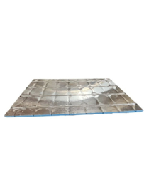 2 doos alu profielplaat -  25mm - leiding 16mm - h.o.h 15cm - 36m2
