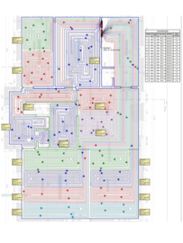 Legplan voor 65m2 verwarmd oppervlak