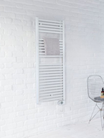 Zehnder elektrische badkamer radiator Aura 180 cm hoog en 60 cm breed