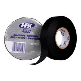 Hpx isolatie tape zwart, 19 mm x 10 m (10 stuks) - IB1910