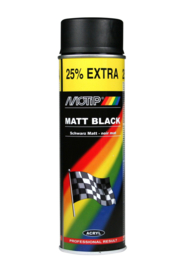 Motip rally mat zwart 500ml - 04006