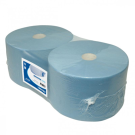 Blauw papier 400 meter x 37cm, 3 laags - CA53460