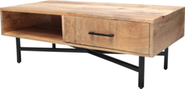 QUINN TV meubel Mango & Metal 115x55 breed | 42 hoog